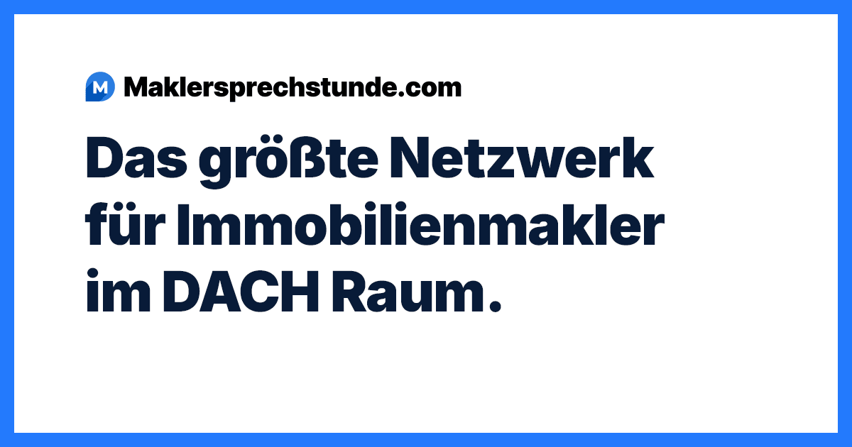 Maklersprechstunde website preview